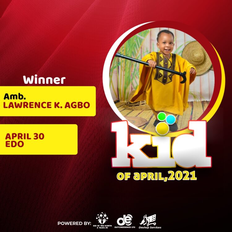 Top 3 Winners In KID OF APRIL 2021 Contest
